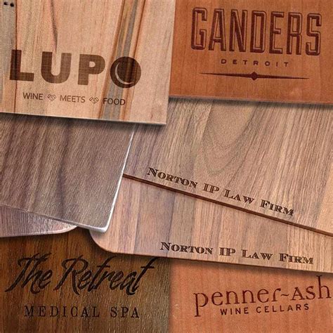 Personalized Engraving on Wood Clipboards & Menus | Winwood Designs