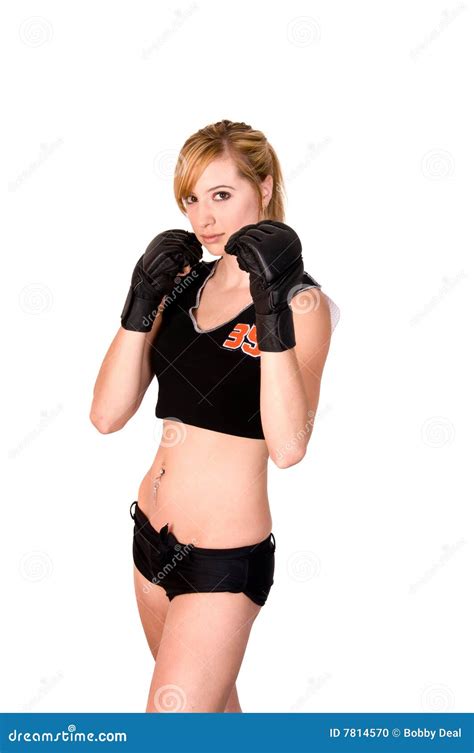 Female MMA Workout stock photo. Image of lifestyle, arts - 7814570