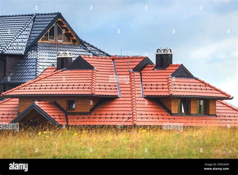 Distinctive Zlatibor region architecture, house with unique roof design ...