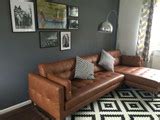 What Colour Goes With Brown Leather Sofa ? (with photos) - Aspect Wall Art