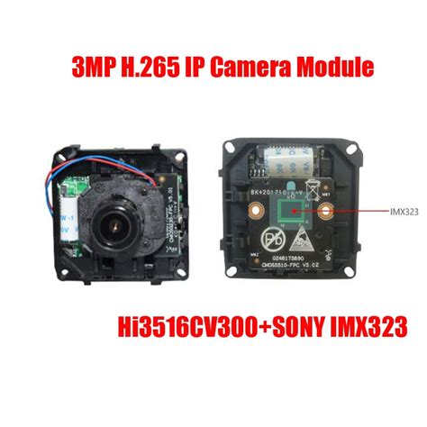 Free Shipping h.265 sony imx 323 CMOS 3MP IP camera module HD IP Camera board CCTV IP Camera IP ...