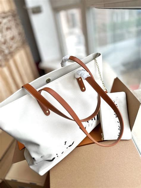 Designer Canvas Willow Shoulder Bag With Letter Detail High Quality ...