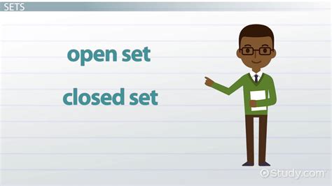 Open Set vs. Closed Set | Definition, Comparison & Examples - Lesson | Study.com