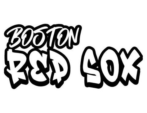 MLB Graffiti Decals boston red sox | Baseball decals, Mlb, Graffiti
