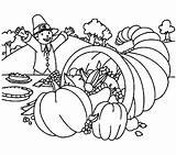 Free Printable Cornucopia Coloring Pages  Coloring Home sketch template