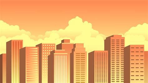 Minimalist city skyline vector background 7740231 Vector Art at Vecteezy