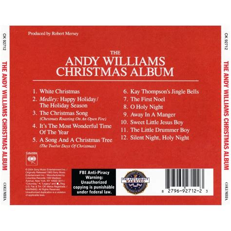 The Andy Williams Christmas Album - Andy Williams mp3 buy, full tracklist