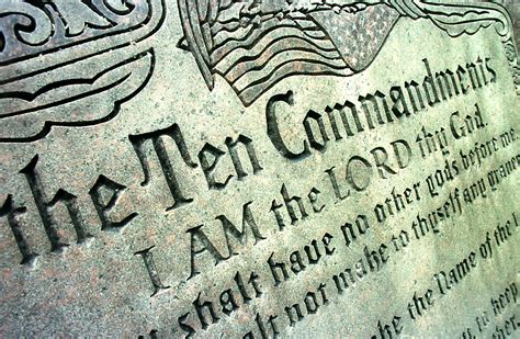 What Are the Ten Commandments in Catholicism?