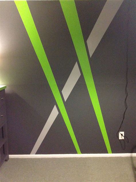 Painters tape design wall – Artofit