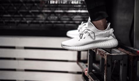 All white Yeezy on foot...can already feel the L (ig source ...