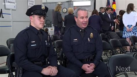 Son follows in father's footsteps into Denver Police Department | 9news.com