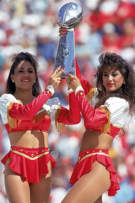 In 1985, the 49ers cheerleaders rocked supershort skirts and were ...