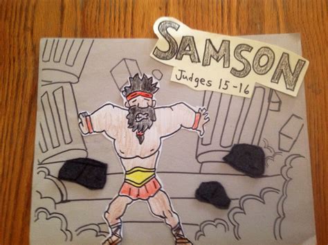 Samson Bible Crafts Free Printables