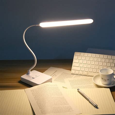 30LED 2.5W 18650 Table Desk Lamp Energy Saving Rechargeable Office Table Lamp Student Reading ...