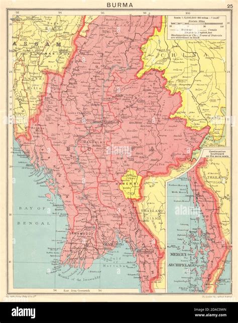 Myanmar Civil War Map