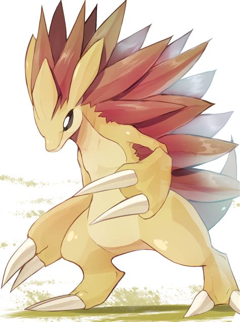 Kazie's Art Blog: Day 11 ( Ground Type ) - Sandslash Aahh I just...