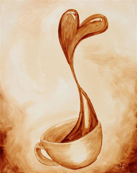 gallery — coffee art | Coffee art drawing, Coffee art print, Coffee art ...