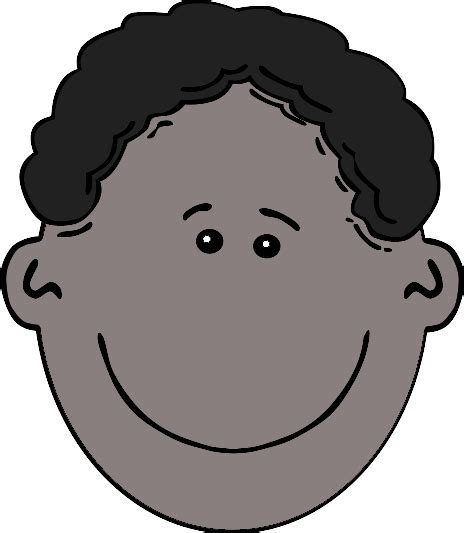 Download #808080 Boy Face Clip Art Cartoon SVG | FreePNGImg