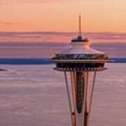 Summer Sunlit Seattle Space Needle Photograph by Mike Reid - Fine Art ...