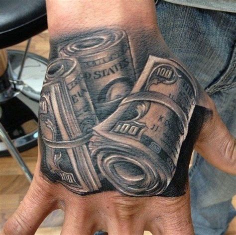 Dollar Tattoo Sleeve Money tattoos for men - dollar tattoo ideas for ... Gangster Tattoos ...