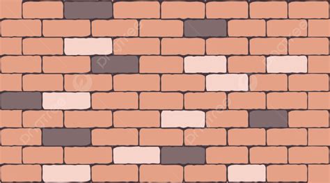Seamless Texture Of A Cartoon Brick Wall Background, Cement, Aged, Rough Background Image And ...