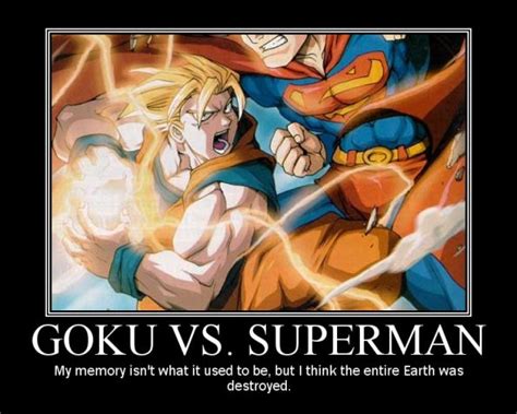 World Wildness Web: Goku vs Superman Memes