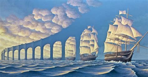 25 Optical Illusion Art Pieces Made by Rob Gonsalves | Bored Panda