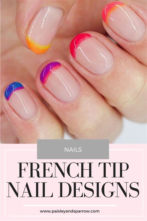 31 Best French Tip Nail Ideas - Paisley & Sparrow