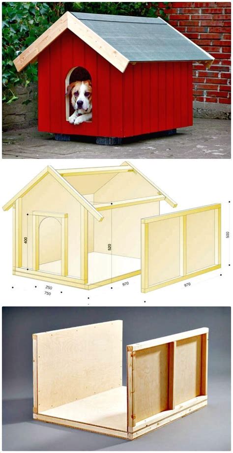 Dog House Building And Buying Guide en 2020 | Niche en bois, Chien ...