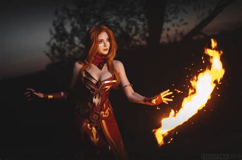 Elarte Cosplay: Dota 2 - Lina Cosplay