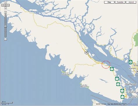 Nanoose Bay, BC | captured from google maps | Dal | Flickr