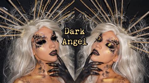 DARK ANGEL HALLOWEEN MAKEUP TUTORIAL - YouTube