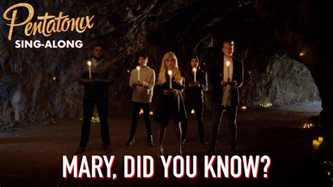 [SING-ALONG VIDEO] Mary, Did You Know? – Pentatonix Chords - Chordify