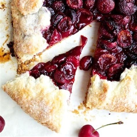 Rustic Cherry Tart Sweet Cherries Recipe