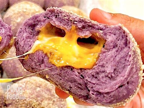 Fluffy Ube Pandesal With Cheese Recipe | Pinoy Food Guide