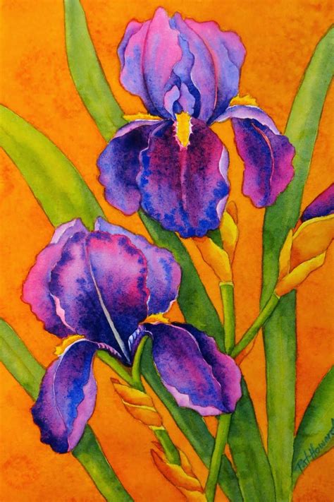 The Painted Prism: WATERCOLOR WORKSHOP: Painting Bearded Irises ...