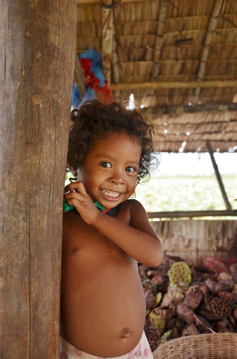 Cambodian kid at a lotus farm - April 2012 | Cute kids, Kids, Cambodian