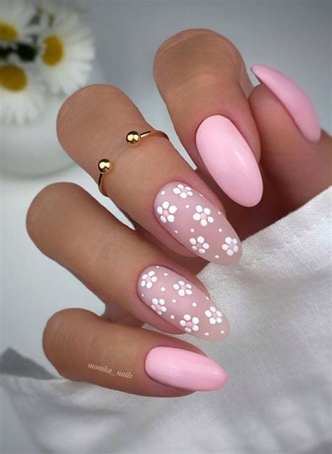 Cute Pink Floral Nail Art Design Ideas - Theunstitchd Women's Fashion Blog