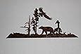 Amazon.com: Deer Buck Head Metal Wall Art Country Rustic Home Decor ...