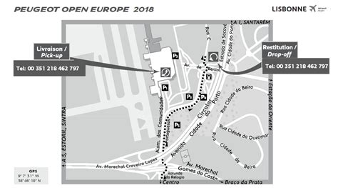 Lisbon airport map