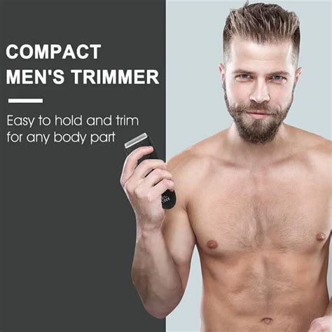 MANSCAPING ELECTRIC BALLS/BODY Pubic Hair Trimmer- Rechargeable Shaving ...