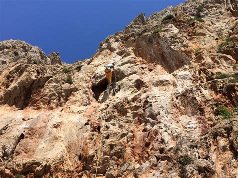 Rock climbing guidebook : San Vito Lo Capo - climbing map