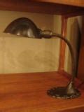 Antique Desk Lamp in Patinated Brass by Aladdin Co. at 1stdibs