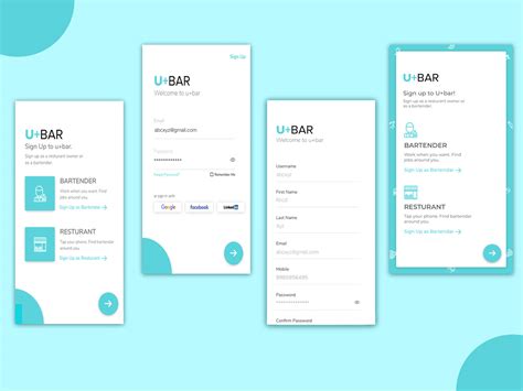 U+Bar App Design :: Behance