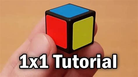 Learn How to Solve a 1x1 Rubik's Cube