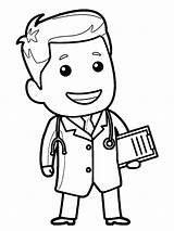 Free A Doctor Coloring Page Download Png  sketch template