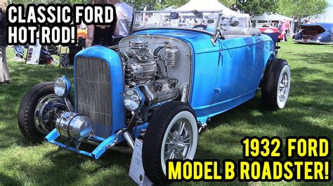 Classic Ford Hot Rod! A Look at a 1932 Ford Model B Roadster at the Greenwich Concours d ...