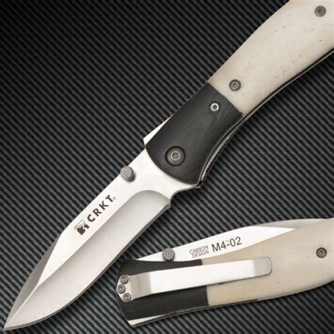 CRKT M4 Carson Assisted Opening Pocket Knife - Bone Handle | Kennesaw ...