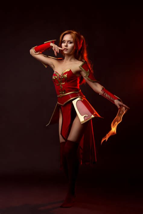 dota 2 cosplay (lina) ~ GM4lup