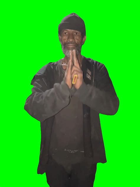 Homeless Man doing Kung Fu meme (Green Screen) – CreatorSet